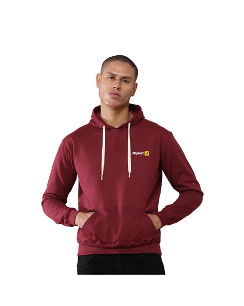 Greys&Blues Unisex Goodie Hoodie Plain-Maroon